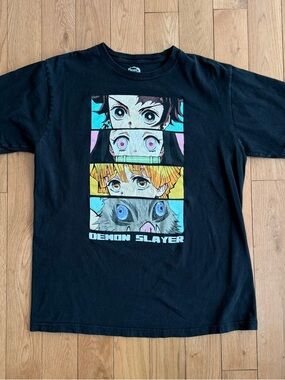 Demon Slayer Black Graphic Tshirt